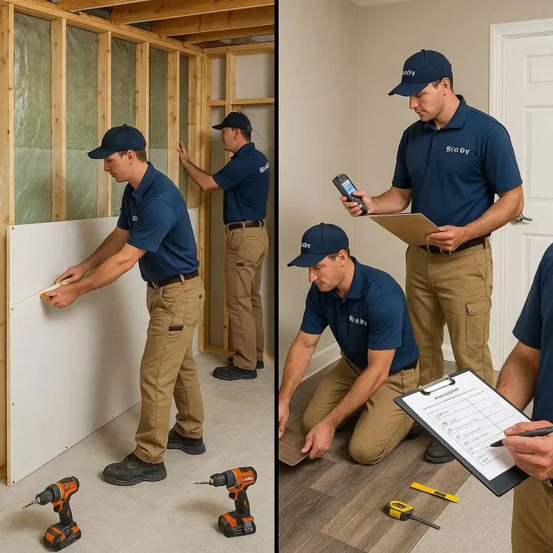 Repairs and Reconstruction process in Holtsville, NY